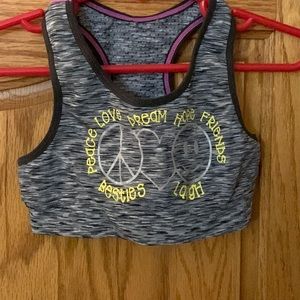 Kids sports bra